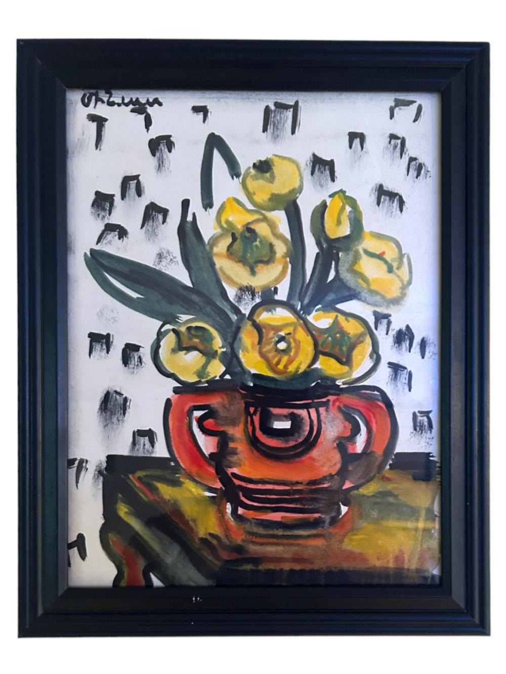 Minas Karapeti Awetisyan comparable auction result: armenian watercolor painting by minas avetisian