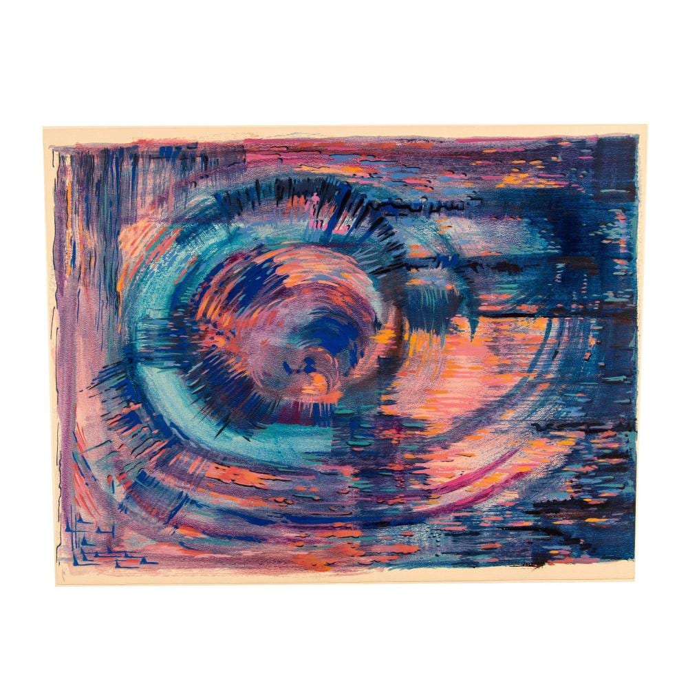 Albert Patecky comparable auction result: albert patecky original oil gouache on paper board signed