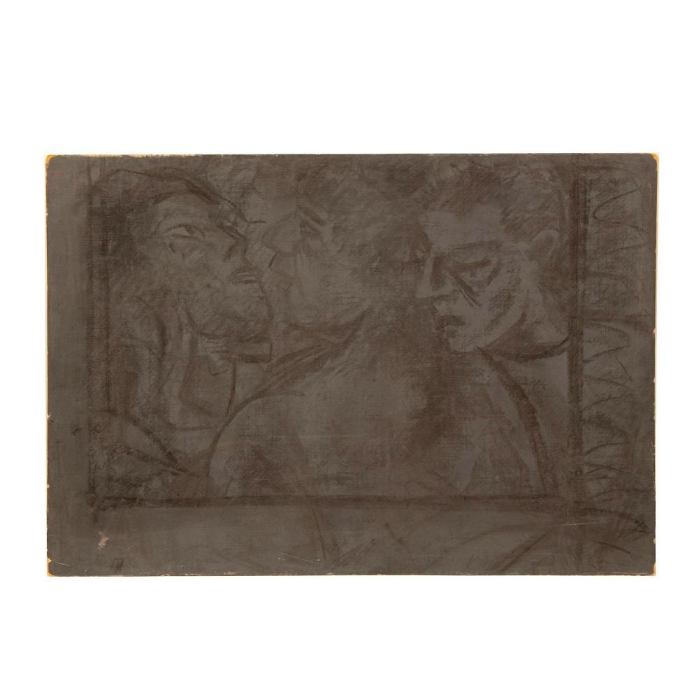Enrico Allimandi comparable auction result: enrico allimandi original oil on board confrero