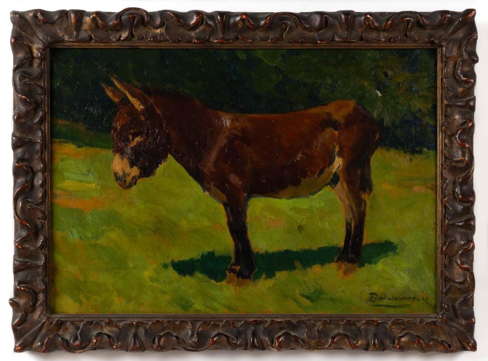 Henri Deluermoz comparable auction result: henri deluermoz french 1876 1943 portrait of a donkey