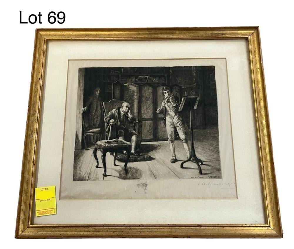 ignaz marcel gaugengigl signed engraving · Embassy Auctions International · 2024-06-06 Ignaz Marcel Gaugengigl comparable auction result: ignaz marcel gaugengigl signed engraving