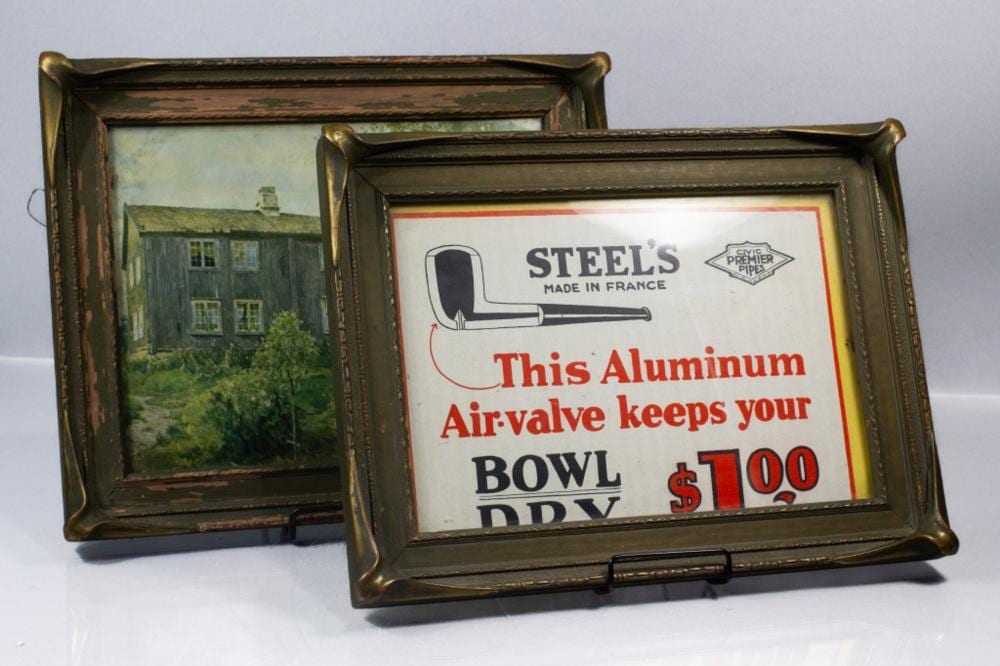 2 ANTIQUE PIE CRUST PICTURE FRAMES sold by District Auction, lot 223 — auction record photograph