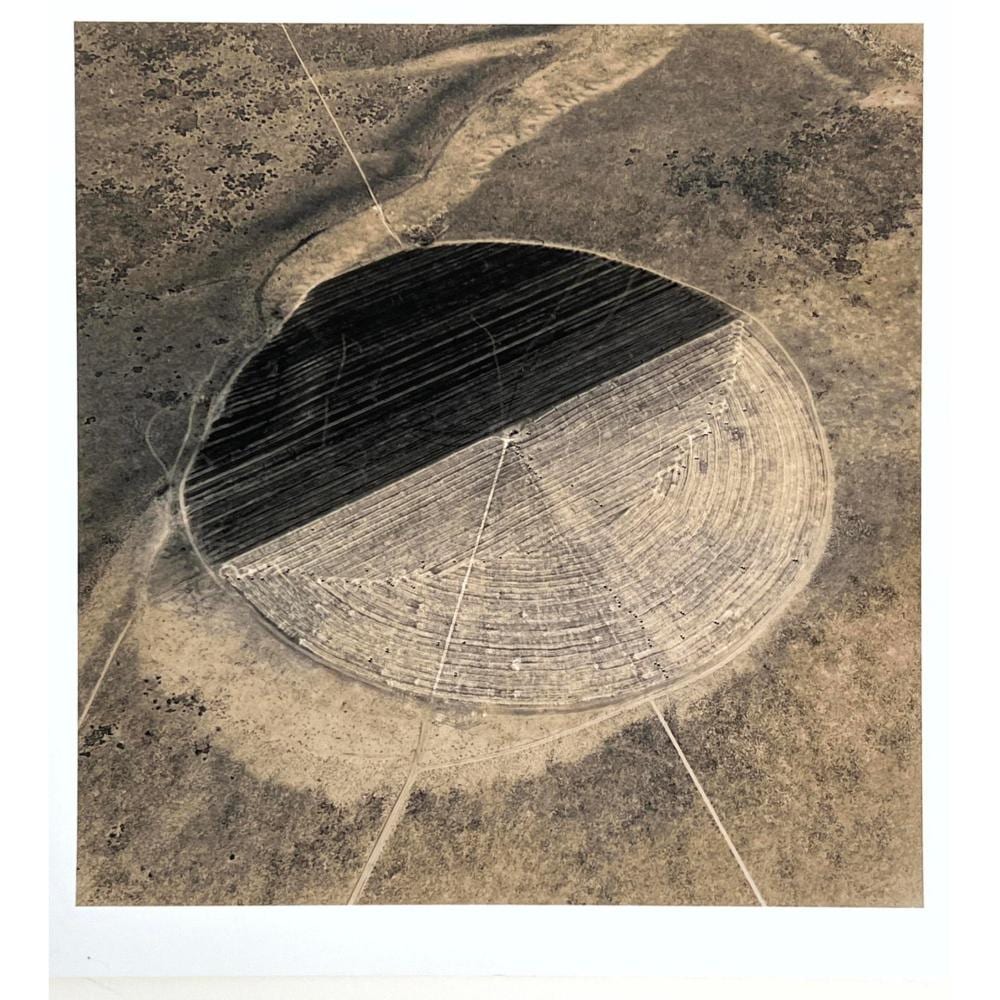 Emmet Gowin comparable auction result: emmet gowin photograph agriculture pivot san luis valley near the great sand dome 1990 signed o