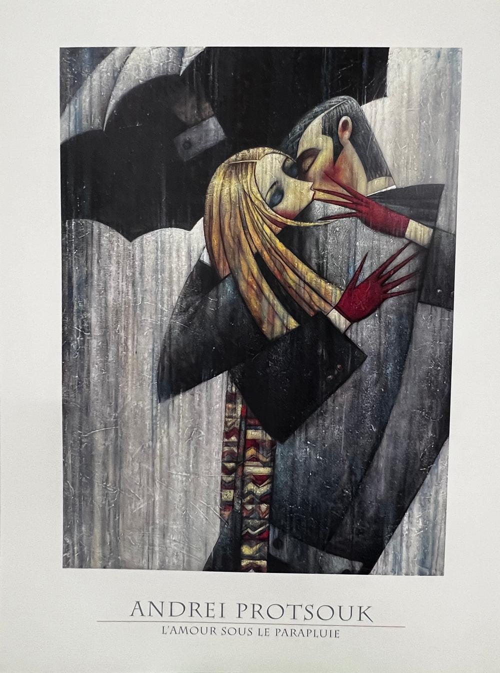 Andrei Protsouk comparable auction result: andrei protsouk l amour sous le parapluie