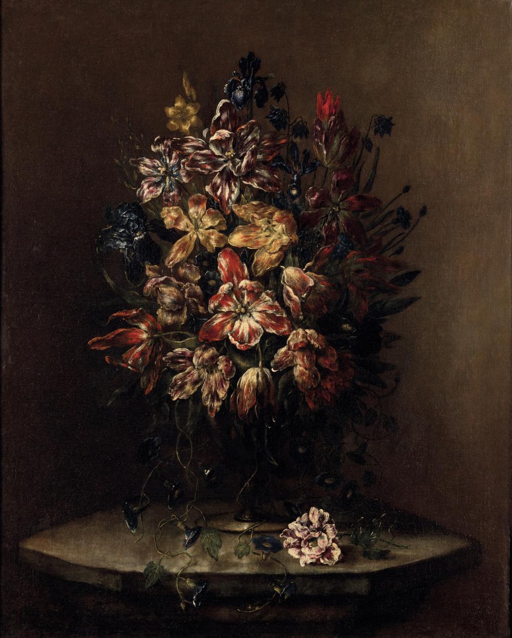 Mario Nuzzi comparable auction result: mario nuzzi 1603 roma 1673 roma vaso di fiori morenti