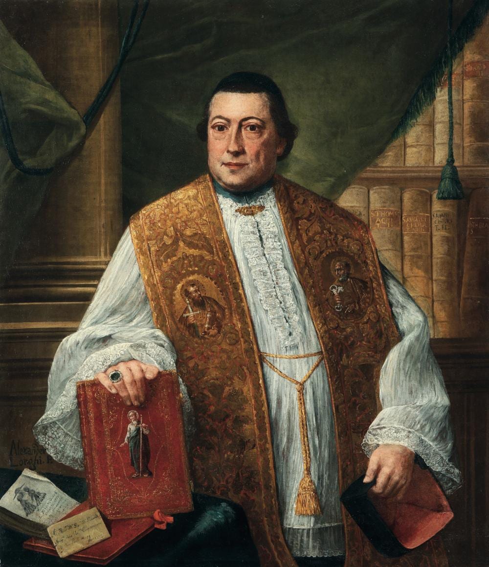 Alessandro Longhi comparable auction result: alessandro longhi 1733 venezia 1813 venezia ritratto del reverendo giovanni picardi
