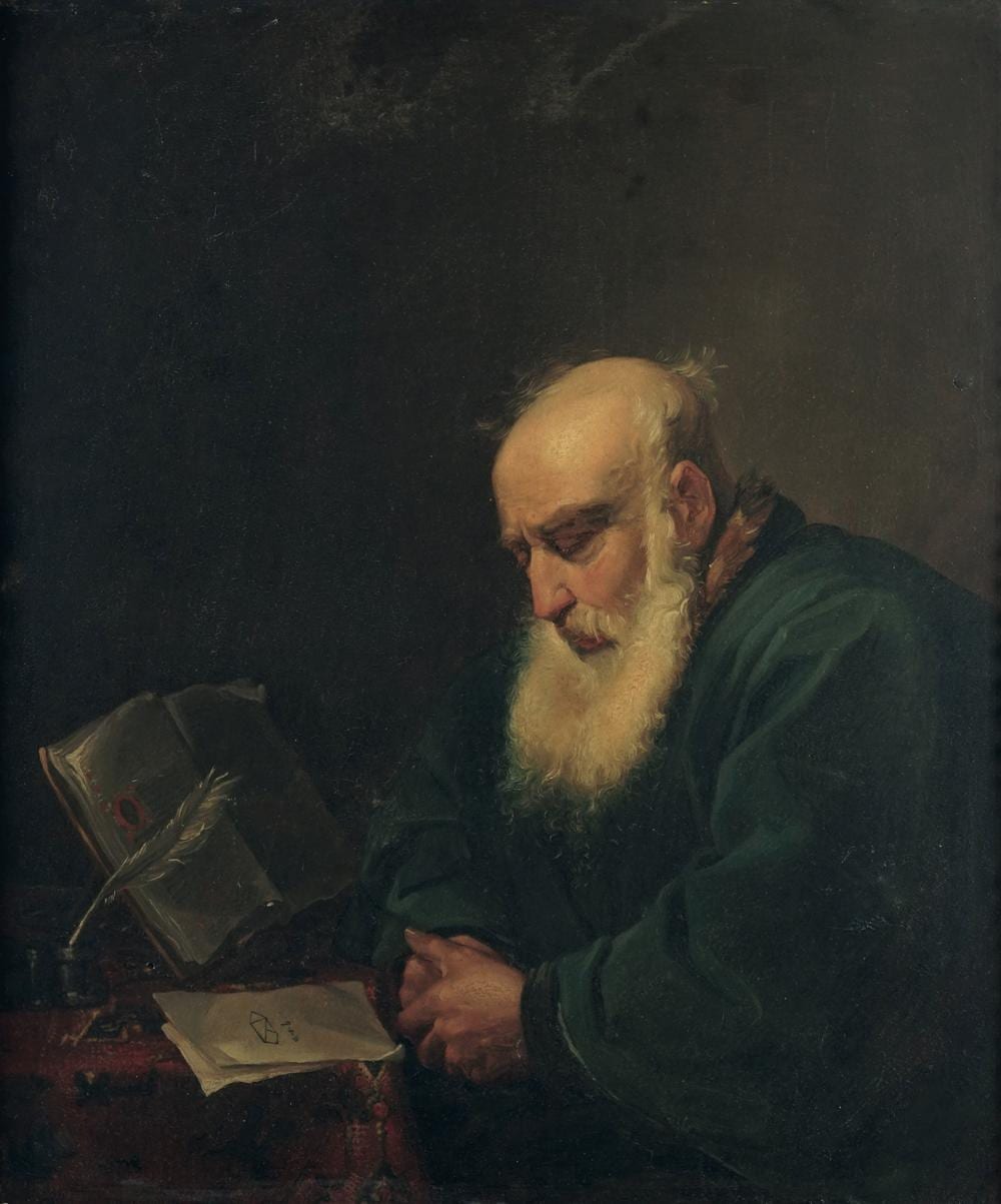 Giuseppe Molteni comparable auction result: giuseppe molteni 1800 milano 1867 milano anziano studioso
