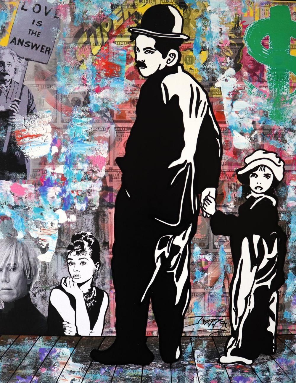 JOZZA comparable auction result: jozza the kid 2024 original acrylic on canvas 30x24