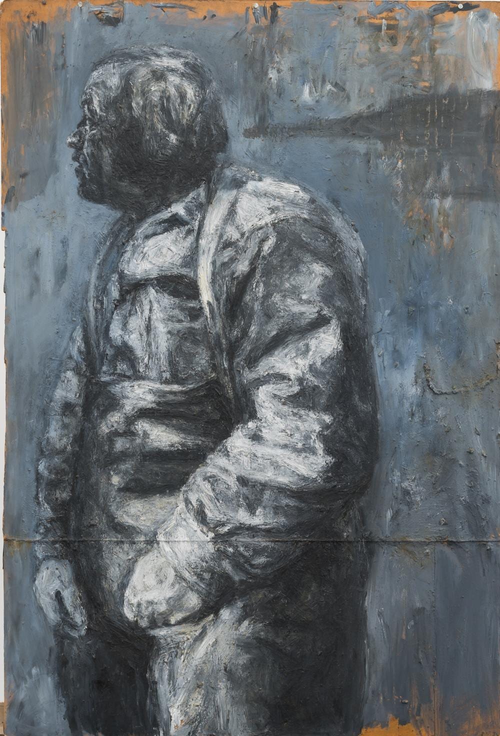 Johann Louw comparable auction result: johann louw south africa 1965 man in overalls