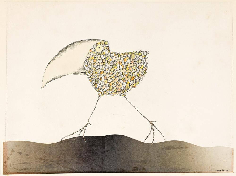 Arnold Lobel comparable auction result: arnold lobel 1933 1987 bird walking