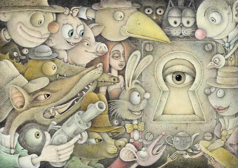 Wayne Anderson comparable auction result: wayne anderson 1946 through the keyhole