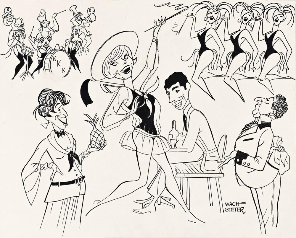 George Wachsteter comparable auction result: broadway george wachsteter 1911 2004 original broadway production cast of cabaret