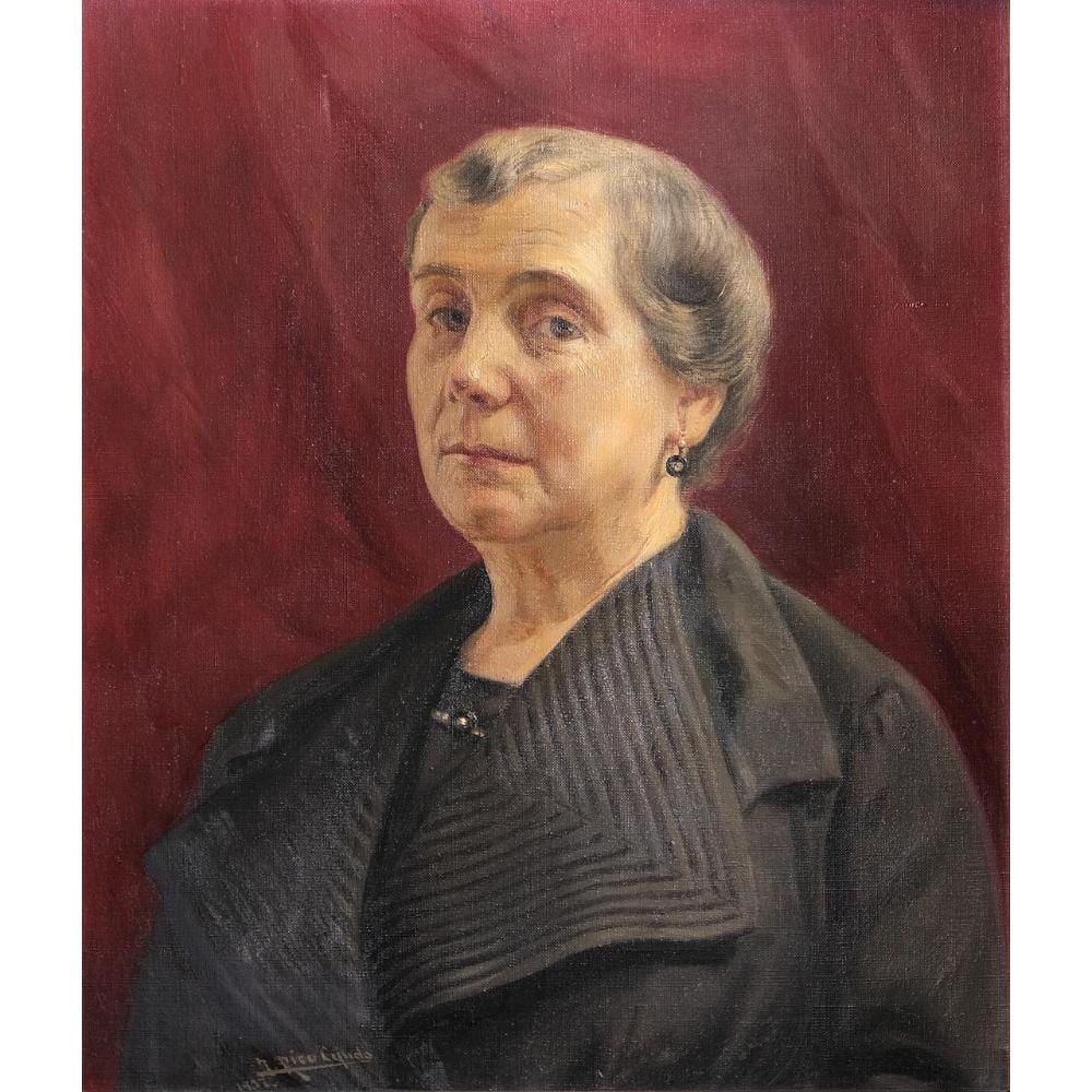 retrato femenino · Isbilya Subastas · 2024-06-19 Jose Rico Cejudo comparable auction result: retrato femenino