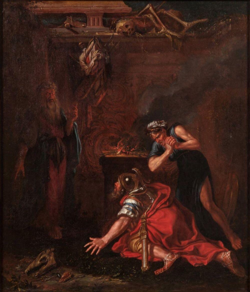 Joseph (1637) Werner comparable auction result: saul and the witch of endor saul devant la sorci re d endor
