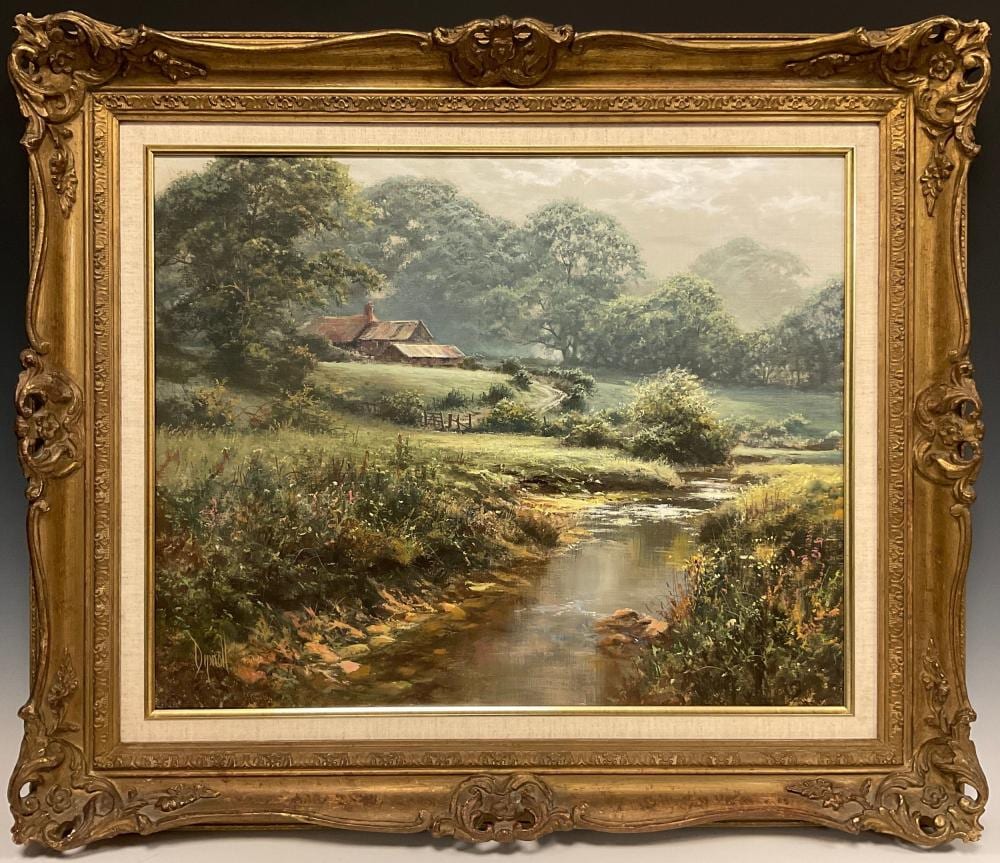 david dipnall british 1941 2023 a tranquil morning signed oil on canv · Bamfords Auctioneers and Valuers Ltd · 2024-06-19 David Dipnall comparable auction result: david dipnall british 1941 2023 a tranquil morning signed oil on canv