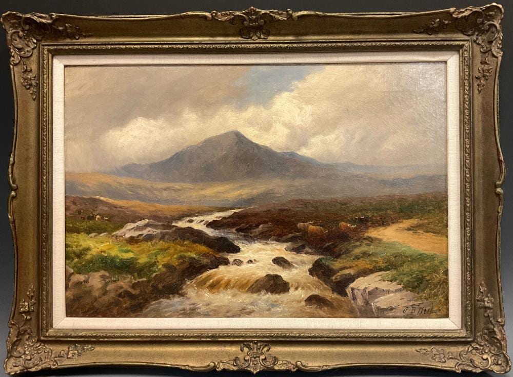 John Bates Noel comparable auction result: john bates noel 1870 1927 the flooded river dartmoor signed signed and