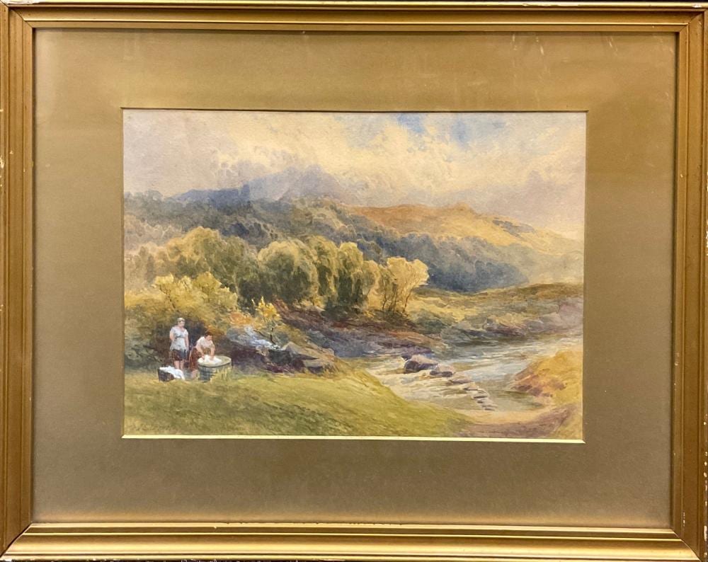 james stephen gresley british 1829 1908 the washer women signed water · Bamfords Auctioneers and Valuers Ltd · 2024-06-19 James Stephen Gresley comparable auction result: james stephen gresley british 1829 1908 the washer women signed water