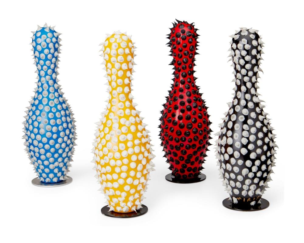 Andre Miripolsky comparable auction result: andre miripolsky b 1951 four prickle pin sculptures 2018