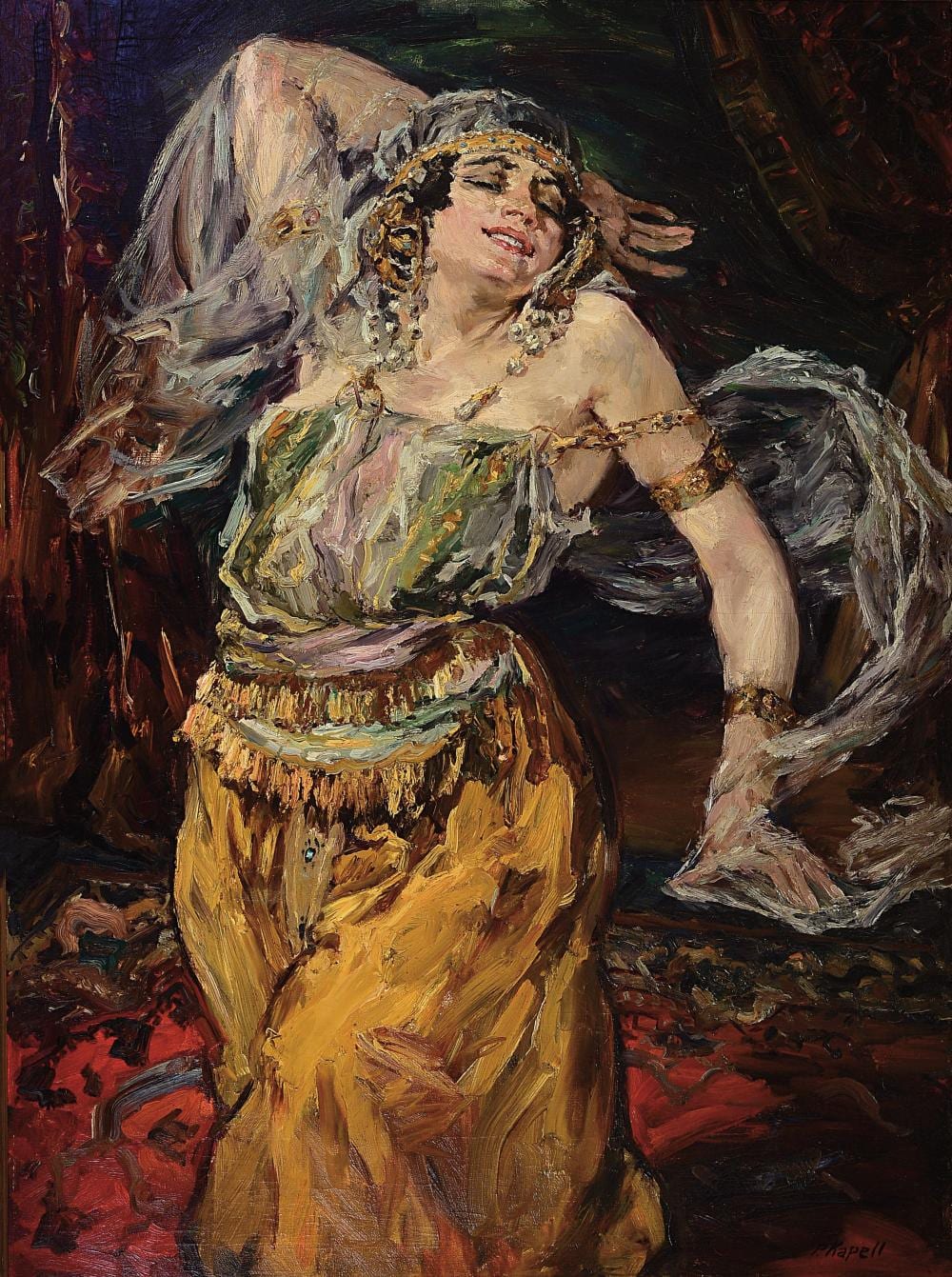 Paul Kapell comparable auction result: paul kapell 1876 ostrowo 1943 stuttgart salome