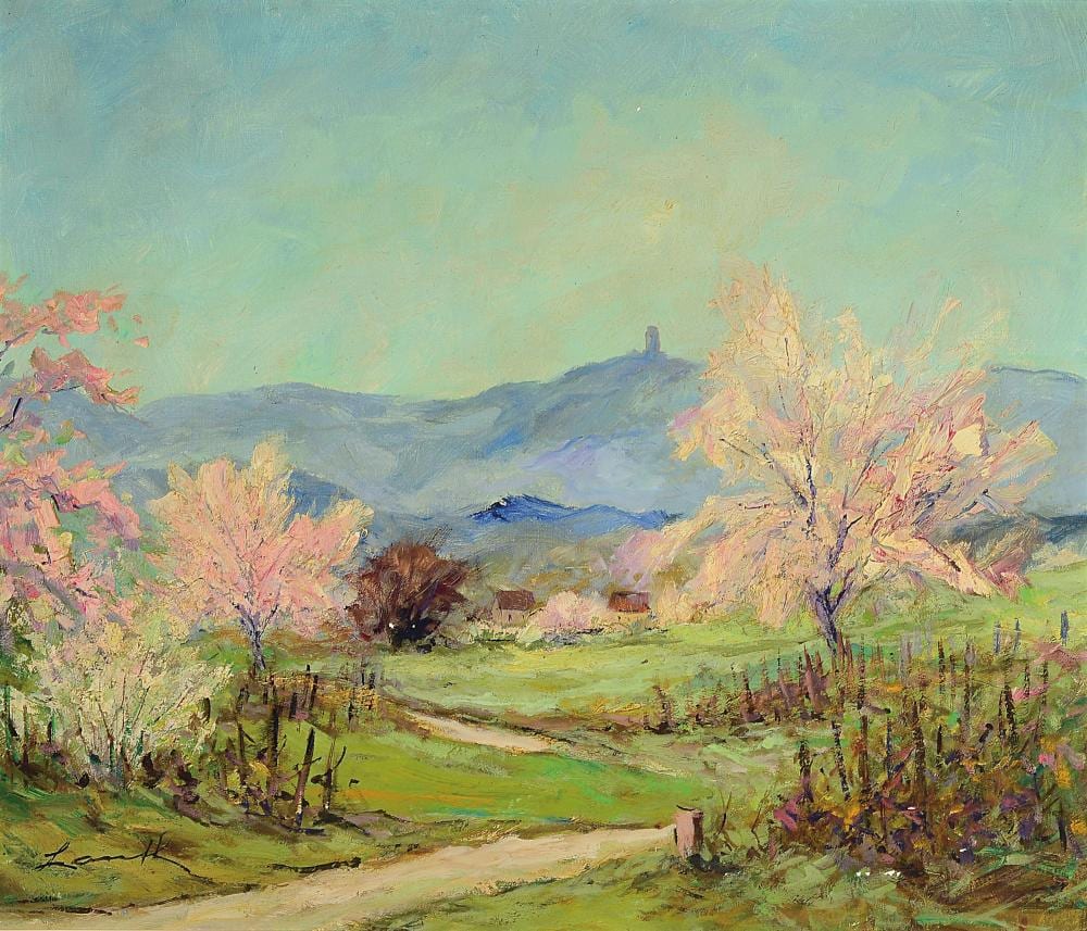 Robert Lauth comparable auction result: robert lauth 1896 1985 ludwigshafen view over