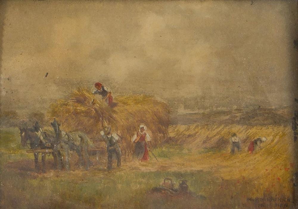 karl rohrhirsch german 1875 1954 oil on board · Leonard Auction · 2024-06-23 Karl Rohrhirsch comparable auction result: karl rohrhirsch german 1875 1954 oil on board