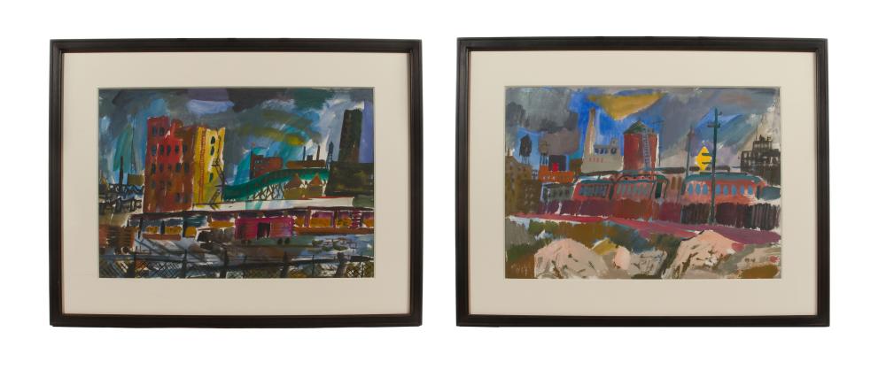 Eleanor Coen comparable auction result: eleanor coen american 1916 2010 gouaches on paper