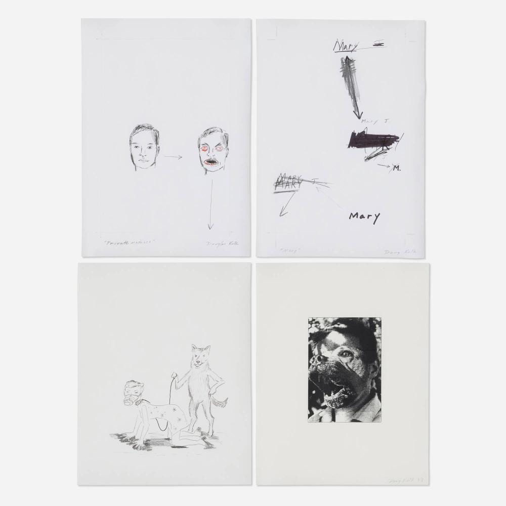 Douglas Kolk comparable auction result: douglas kolk four works