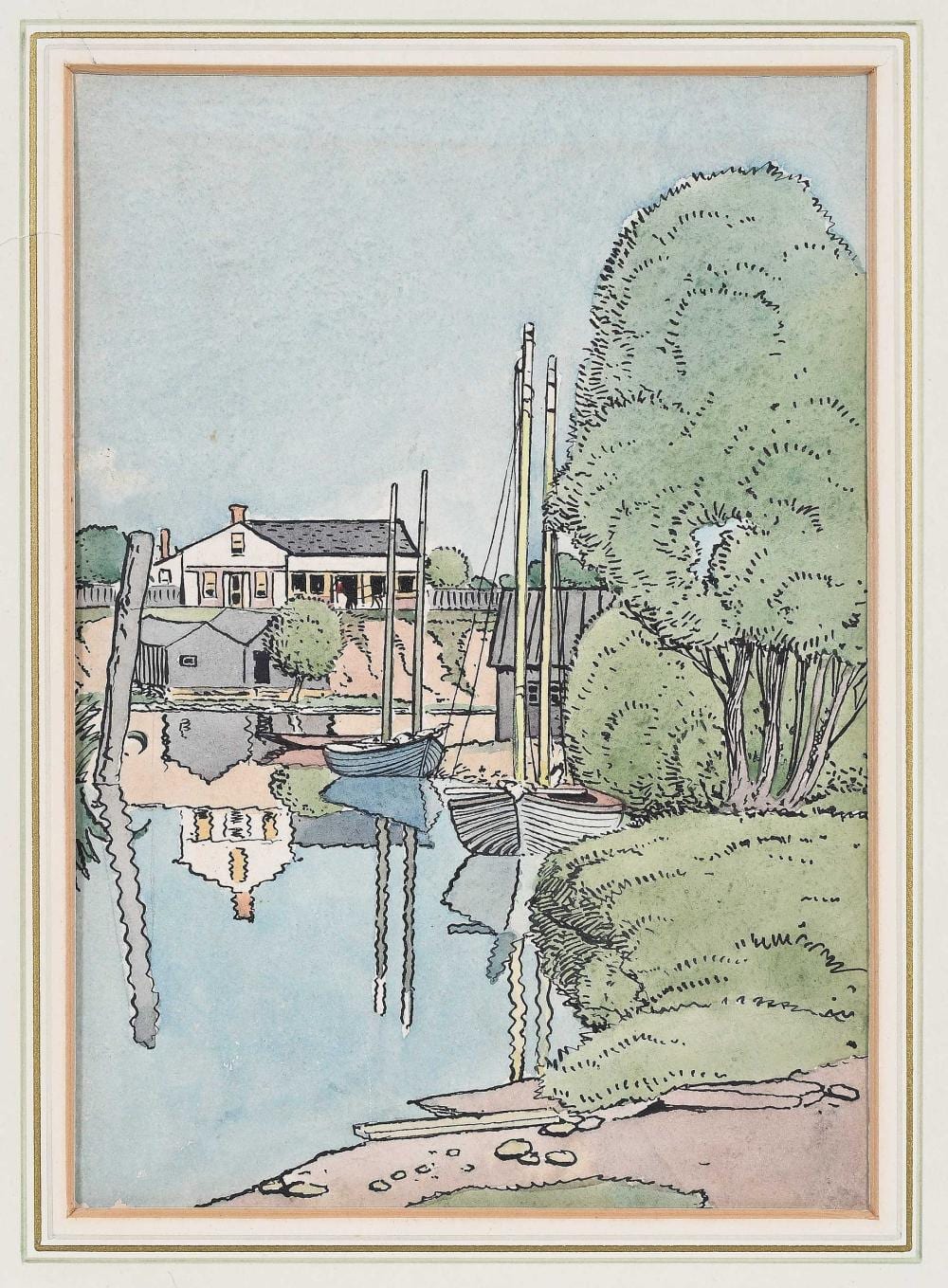 James Edward Hervey Macdonald comparable auction result: james edward hervey macdonald original illustration