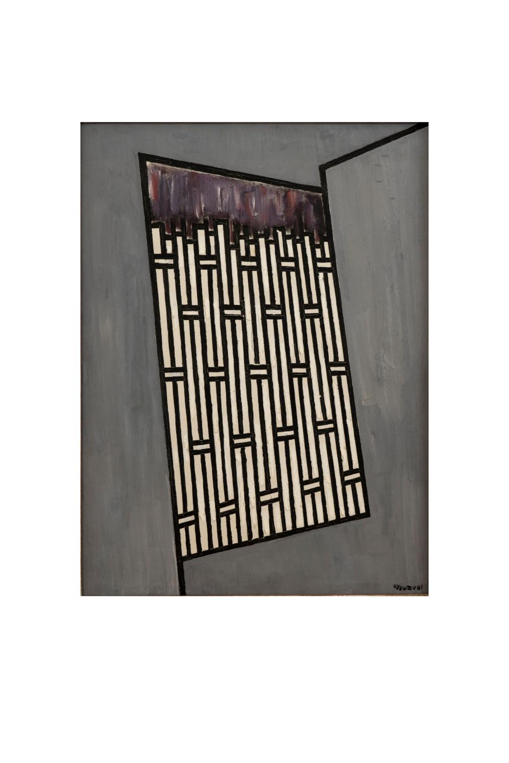 Agustín Ibarrola comparable auction result: agust n ibarrola 1930 2023 f brica sf leo sobre lienzo medidas 79 x 58 cm
