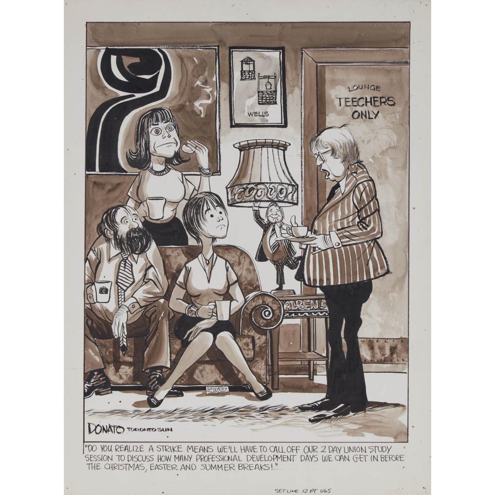 Andy Donato comparable auction result: andy donato b 1937 untitled teechers sic only