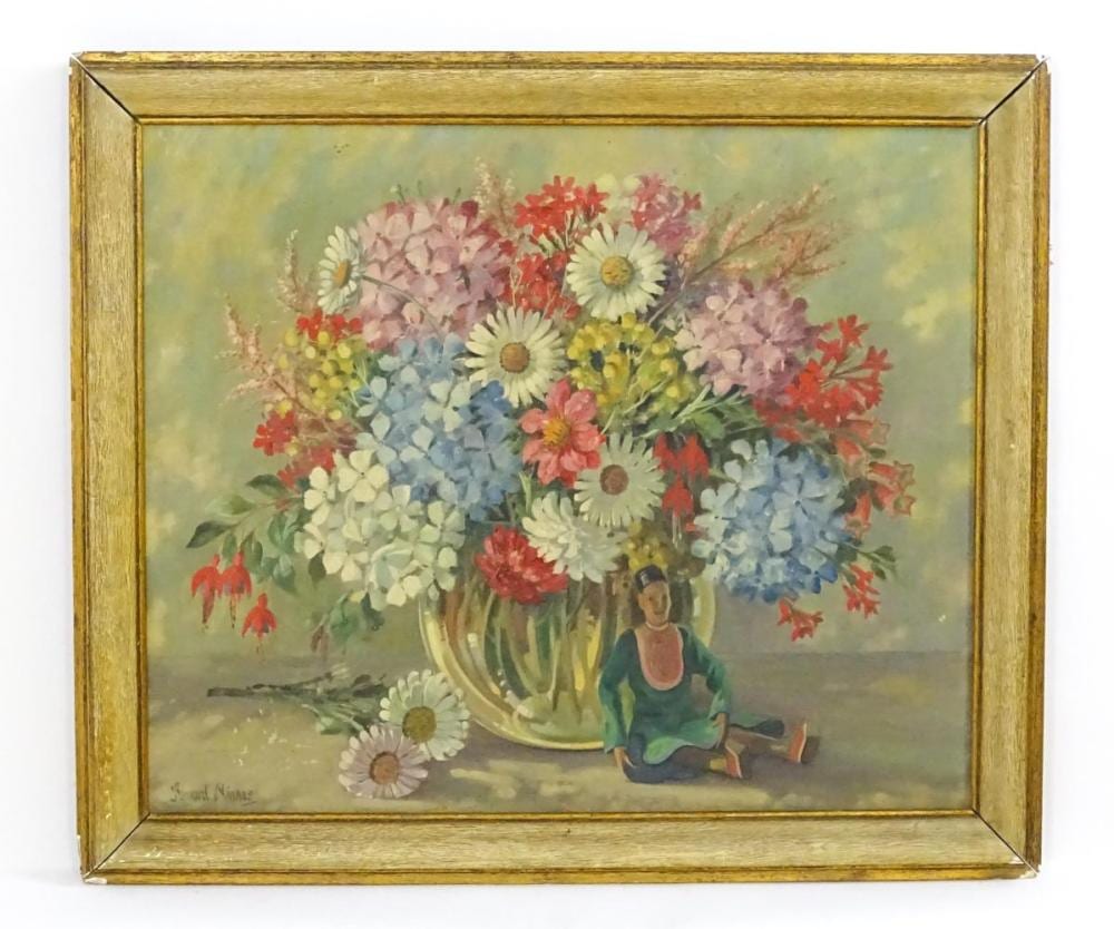 Bernard Ninnes comparable auction result: bernard ninnes 1899 1971 oil on canvas spring