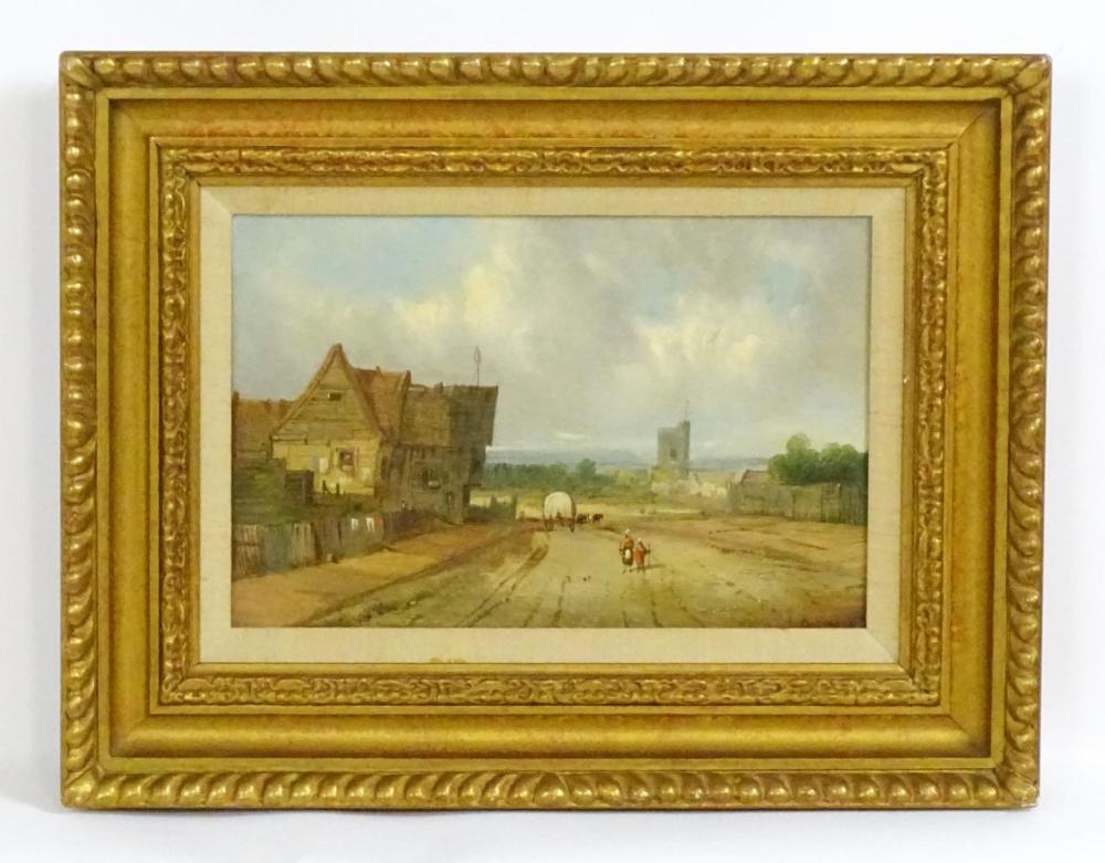Charles Vickers comparable auction result: charles vickers 1821 1895 oil on canvas a vill