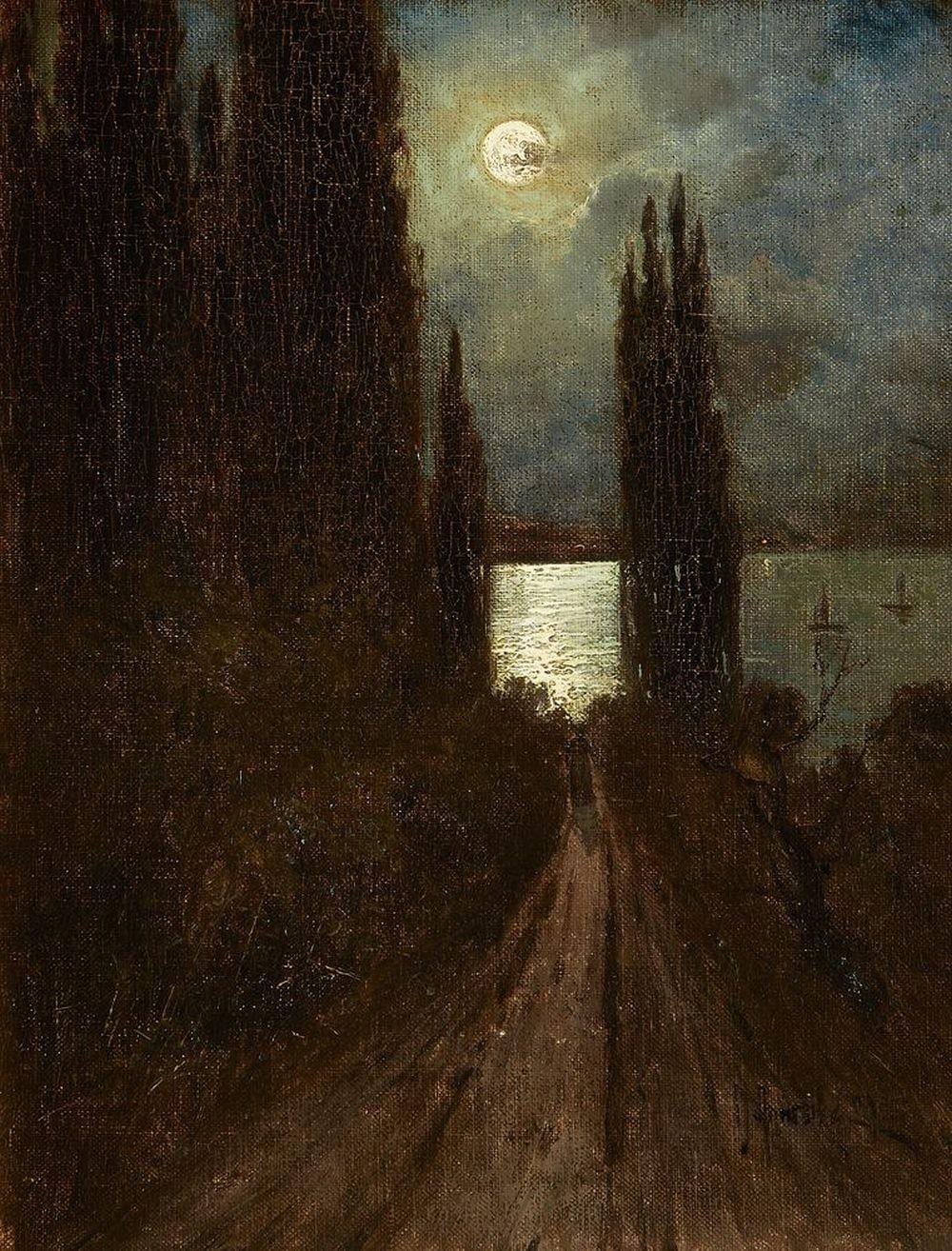 Michail Aleksandrovic Alisov comparable auction result: mikhail alisov 1859 1933 crimean night