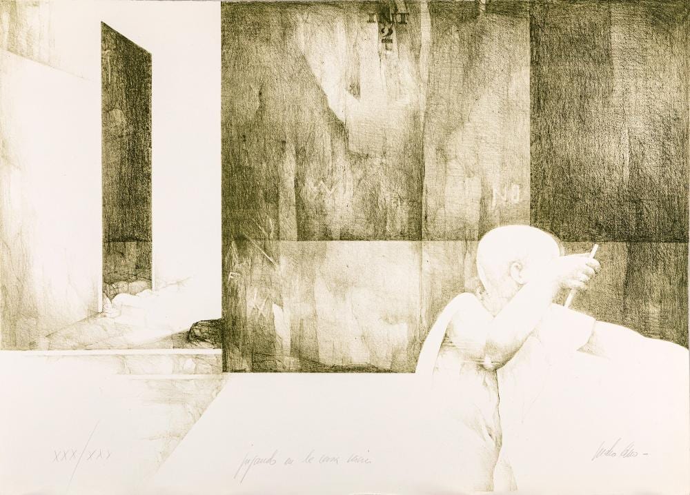 Pedro Cano Hernández comparable auction result: pedro cano 1944 playing in the empty house