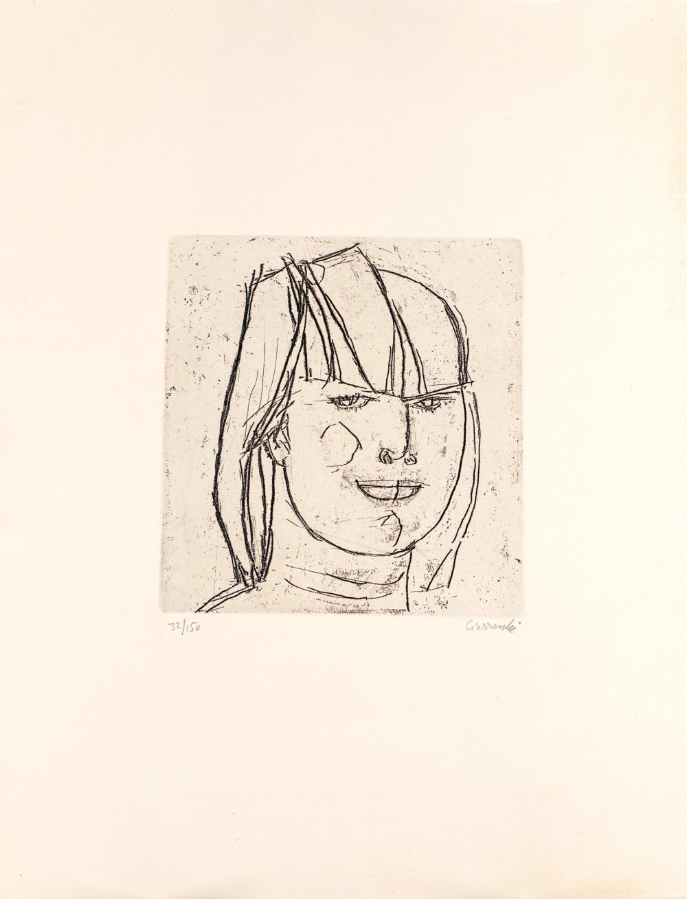 Arnoldo Ciarrocchi comparable auction result: arnoldo ciarrocchi civitanova marche 1916 civitanova marche 2004 portrait of a girl