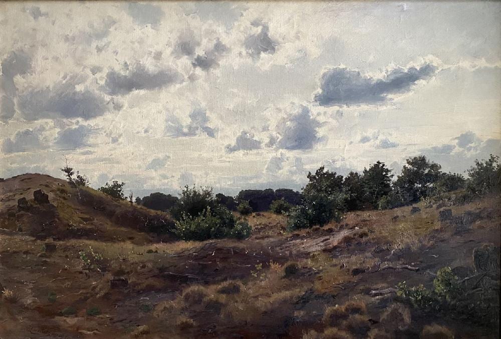 Joseph Rummelspacher comparable auction result: joseph rummelspacher 1852 1921 heidelandschaft signiert l lwd 65 x 95 cm verso auf etikett betitelt haideterrain no 7
