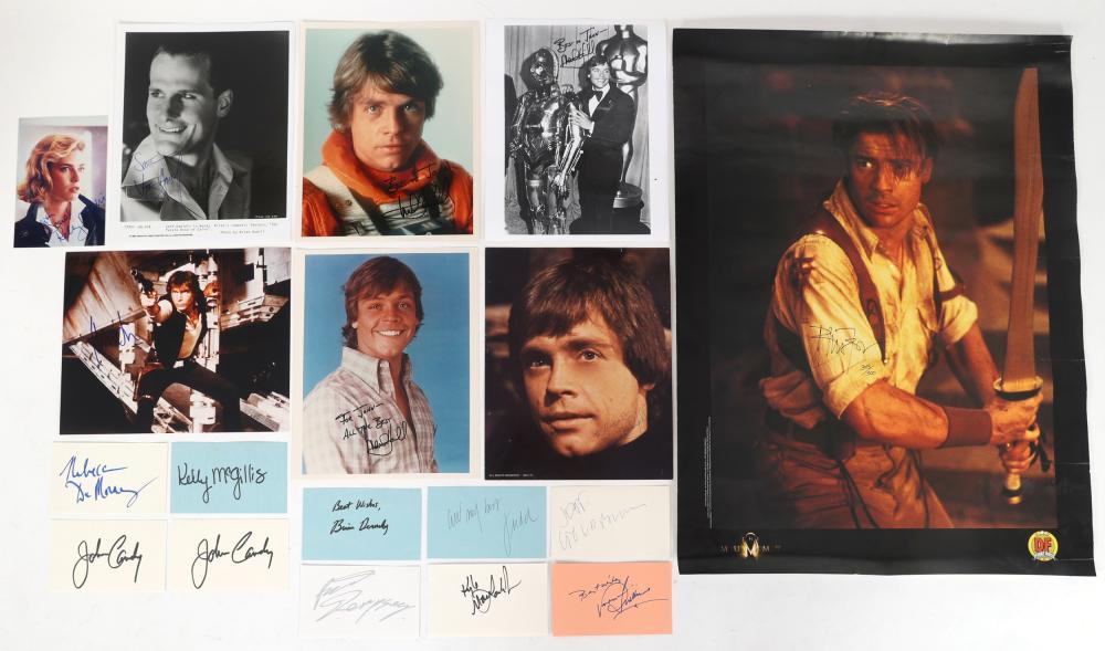 AMERICAN ACTOR AUTOGRAPHS - DEMPSEY, HAMILL, & FRASER sold by Omnia Auctions, lot 72129 — auction record photograph