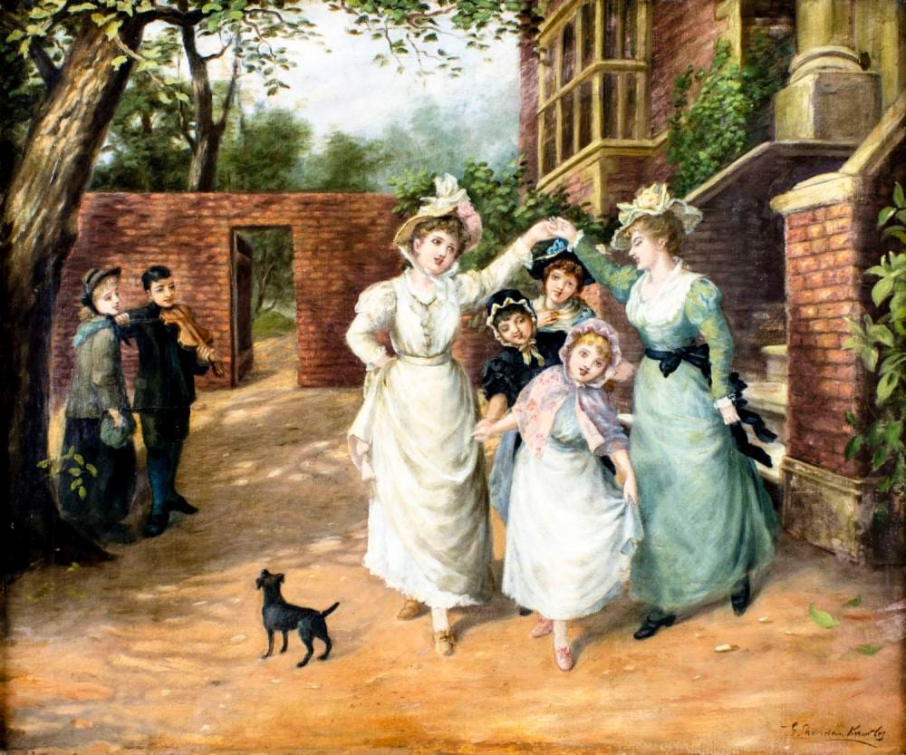 George Sheridan Knowles comparable auction result: george sheridan knowles uk 1863 1931 oil painting antique