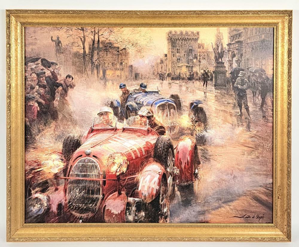 Alfredo de la Maria comparable auction result: alfredo de la maria the serious challenge print