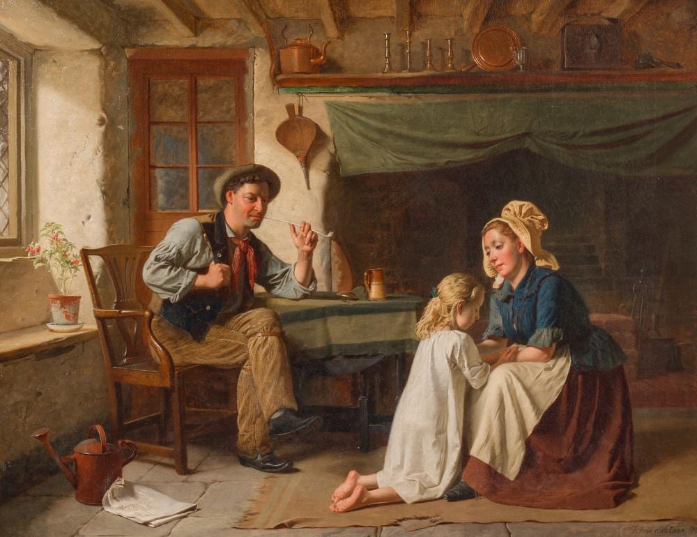 Joseph Middeleer comparable auction result: joseph middeleer 1865 1934 the darling daughter oil on canvas dated 1887