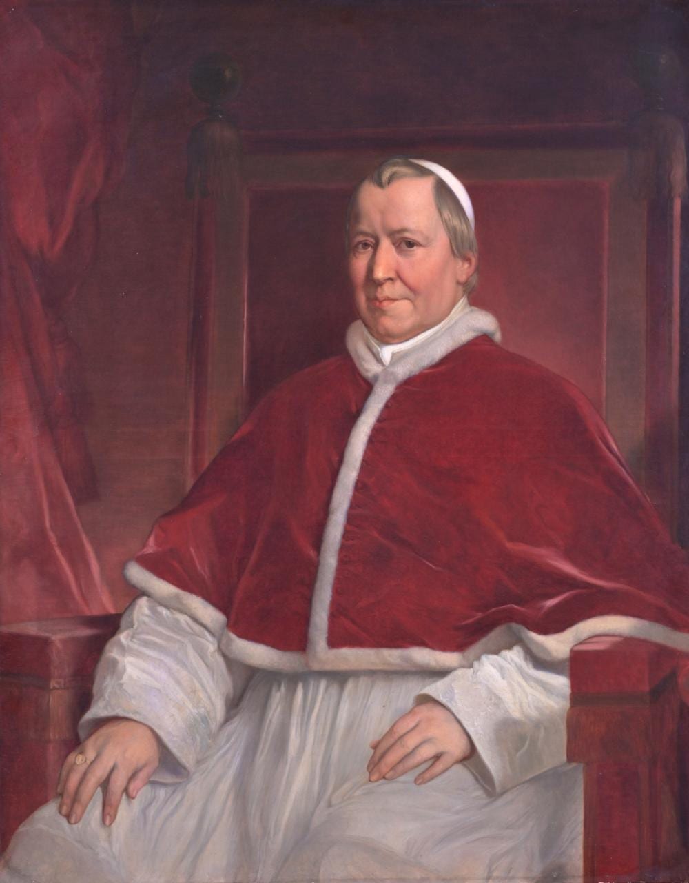 louis gallait 1810 1887 after portrait of pope pius ix oil on canvas ca 1900 · Coronari Auctions · 2024-06-21 Louis Gallait comparable auction result: louis gallait 1810 1887 after portrait of pope pius ix oil on canvas ca 1900