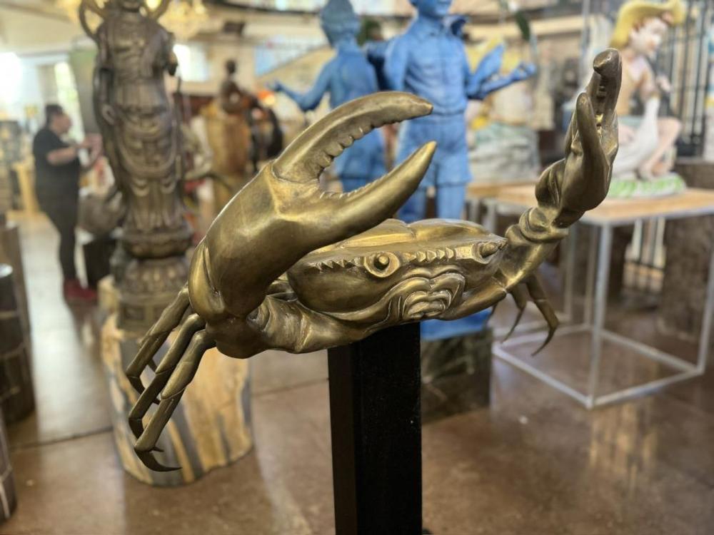 christian maas signed sculpture the crab · Yarra Valley Auctions · 2024-06-23 Christian Maas comparable auction result: christian maas signed sculpture the crab