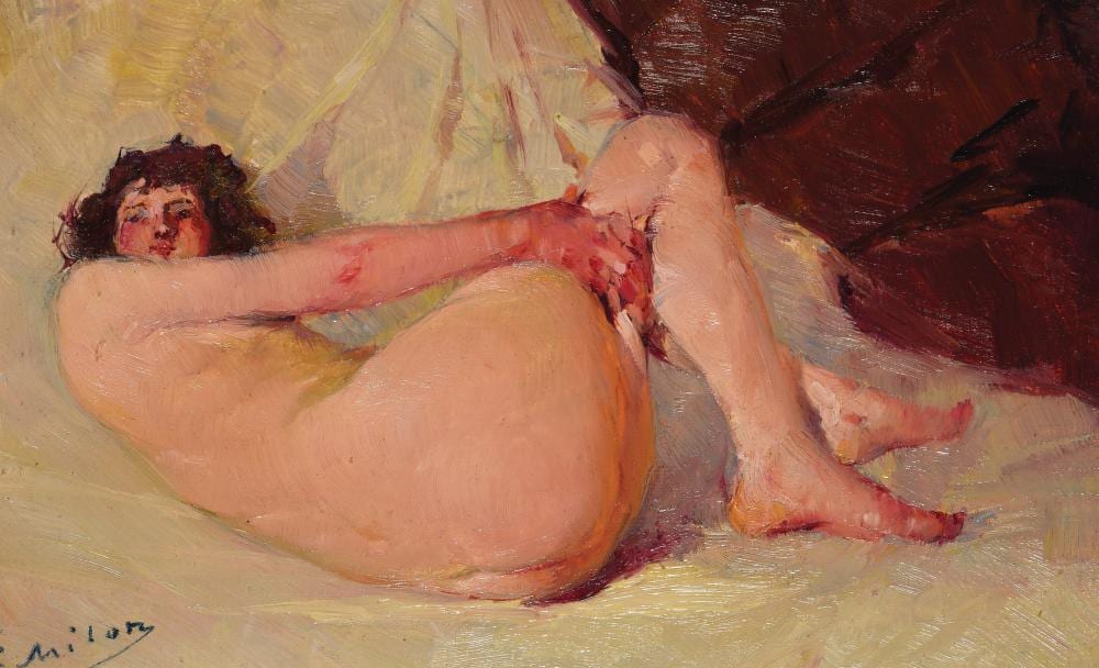 Joseph Milon comparable auction result: joseph milon 1868 1947