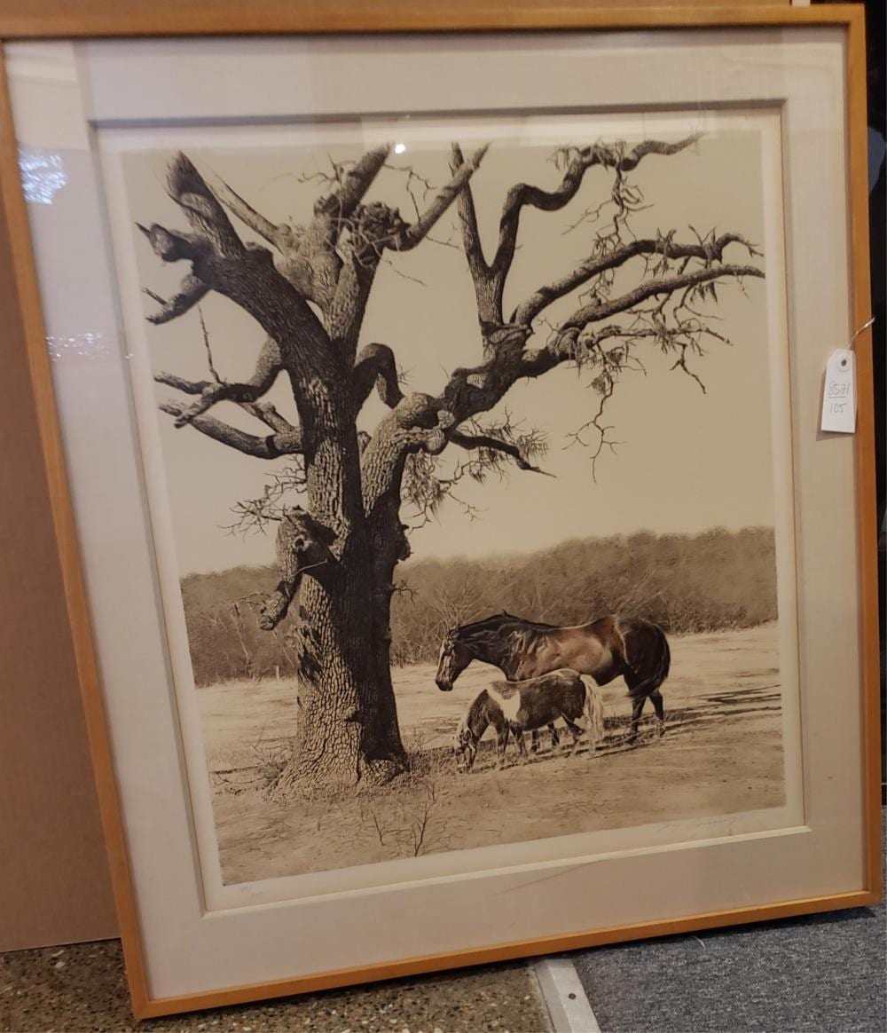 Mervin Allen Corning comparable auction result: mervin allen corning 1926 2006 chaperonne lithograph ed 189 300
