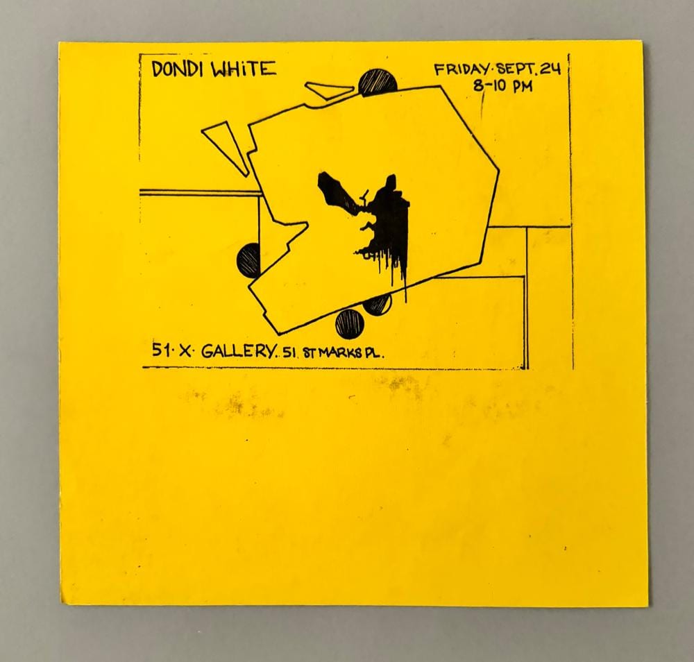 Dondi White comparable auction result: dondi white donald j white dit am ricain 1961 1998 the ugly man 1982