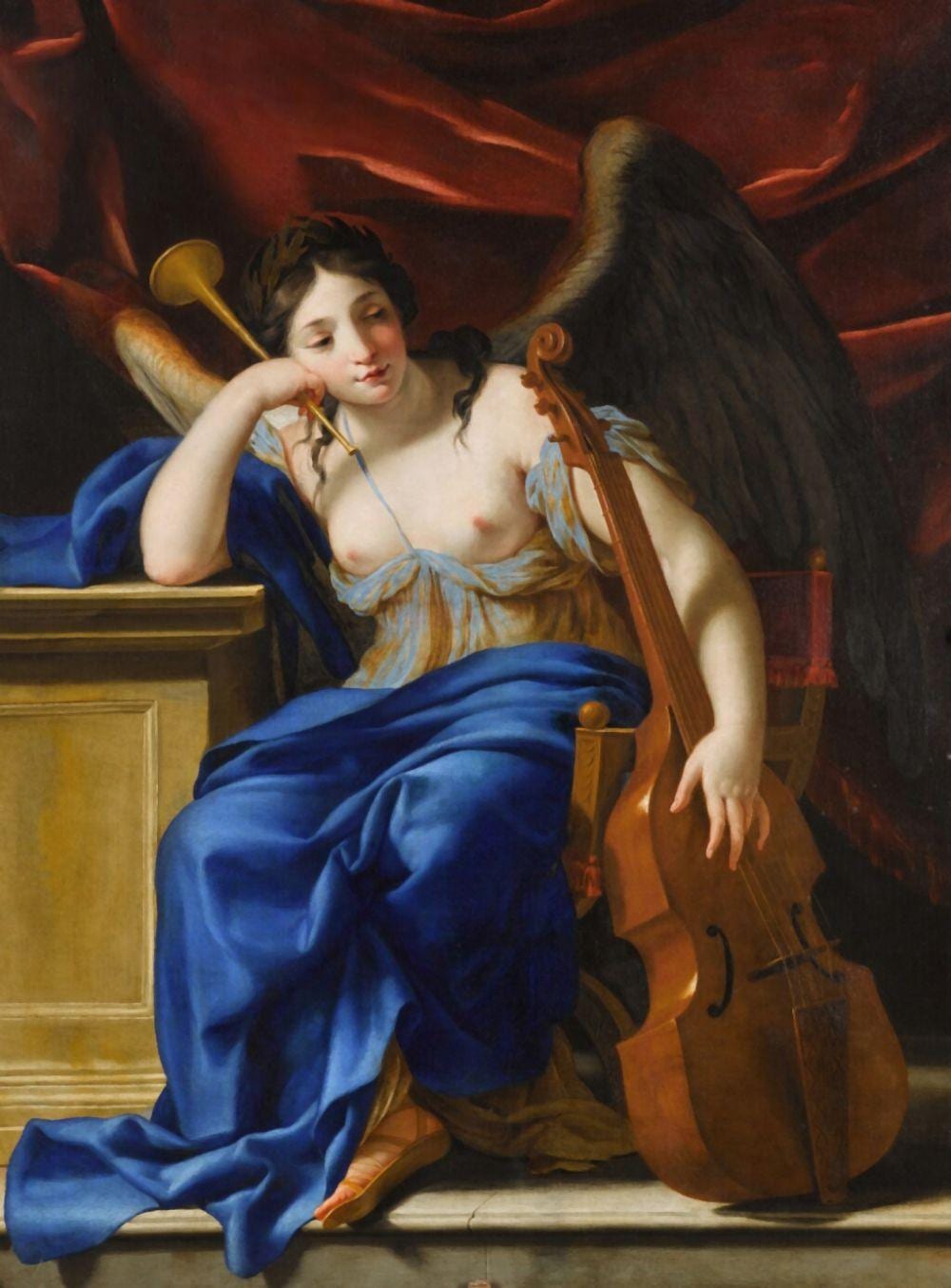 allegory of poetry · Sotheby's · 2024-07-03 Eustache Le Sueur comparable auction result: allegory of poetry