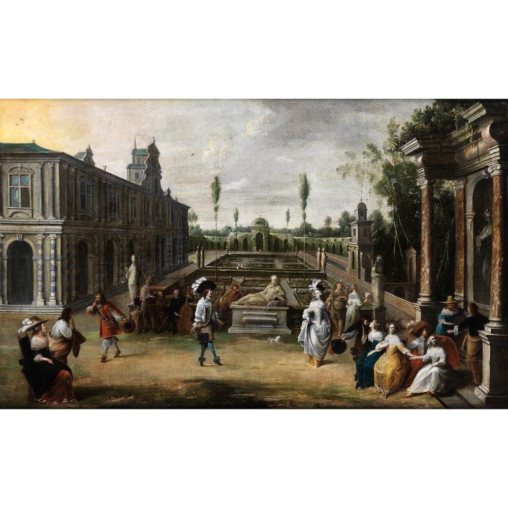 Hieronymus Janssens comparable auction result: hieronymus janssens auch genannt den danser 1624 1693 zug