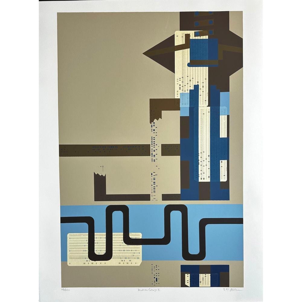 Lee Adler comparable auction result: lee adler american 1934 screenprint with hand collage modern collage 1 signed