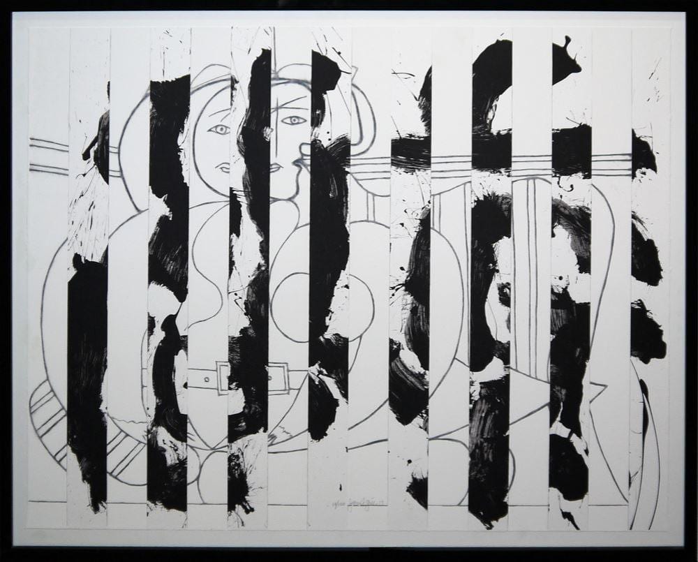 James Francis Gill comparable auction result: james francis gill picasso metamage gro er sign siebdruck mit zertifikat ansprechend galeriegerahmt