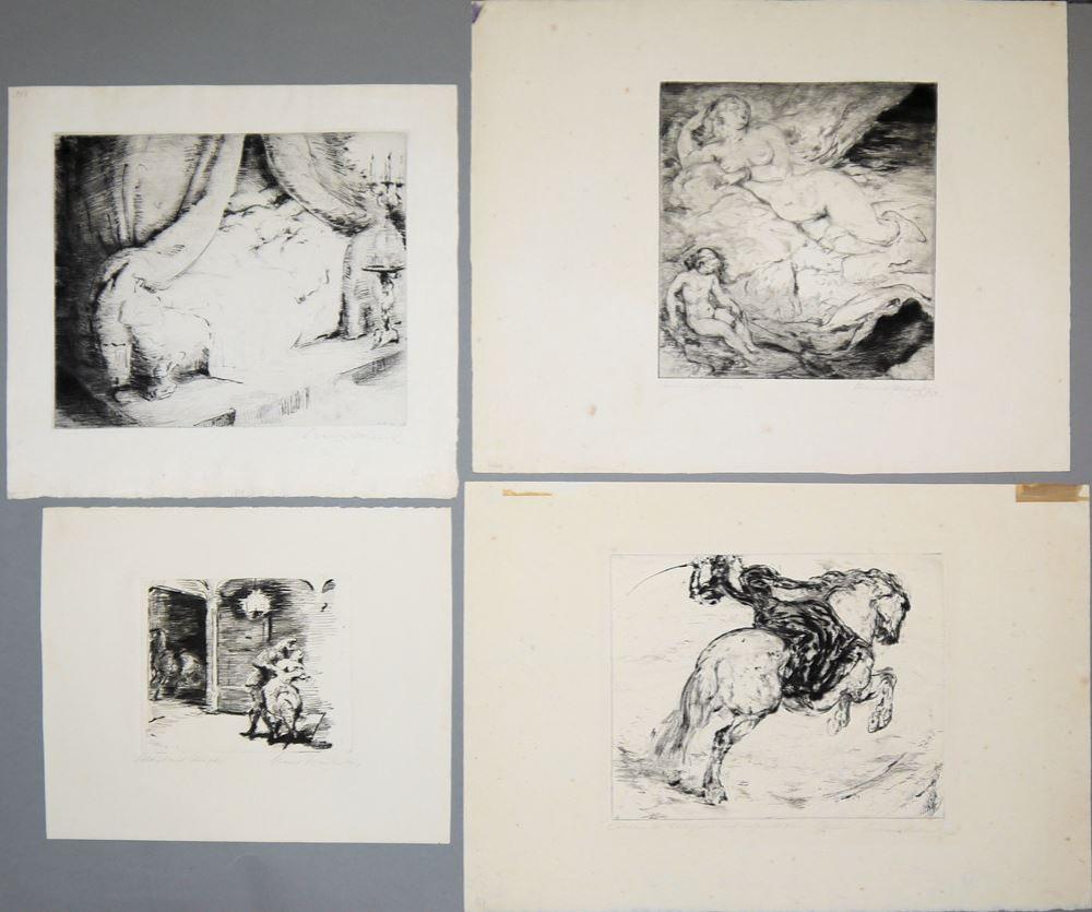 Hans Meid comparable auction result: hans meid sammlung von 11 sign lithographien unterschiedlicher motive 1910 1920